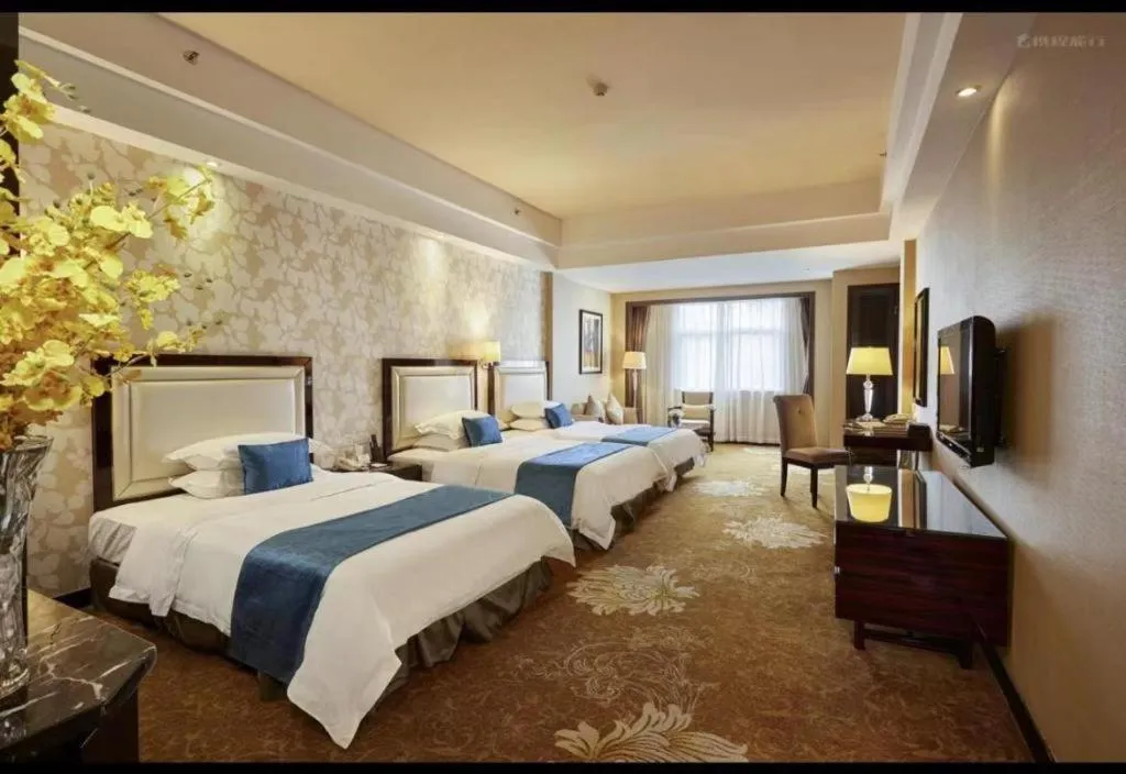 Bed in Country Garden Phoenix Hotel Yunfu