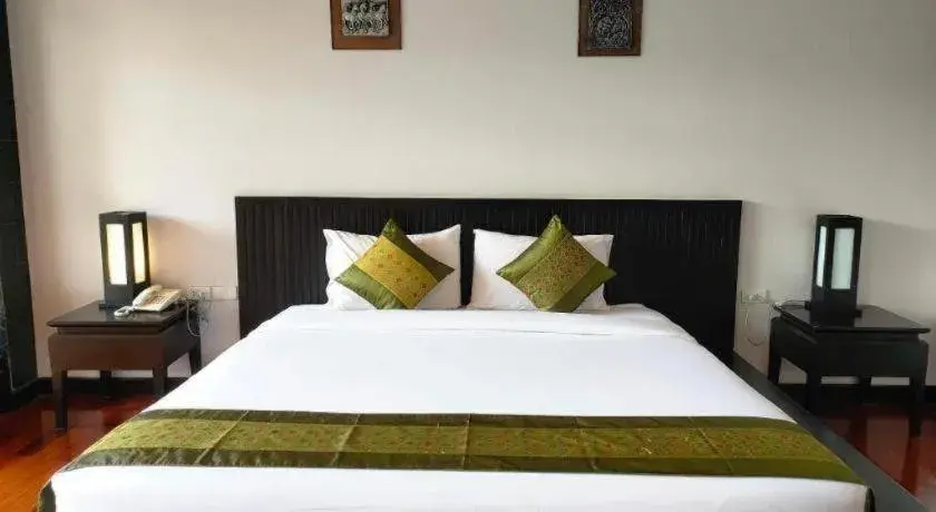 Bed in khaoyai lumtakong hotel Bed in khaoyai lumtakong hotel