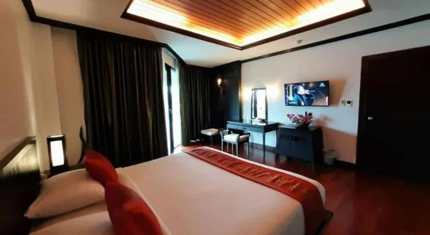 Bed in khaoyai lumtakong hotel