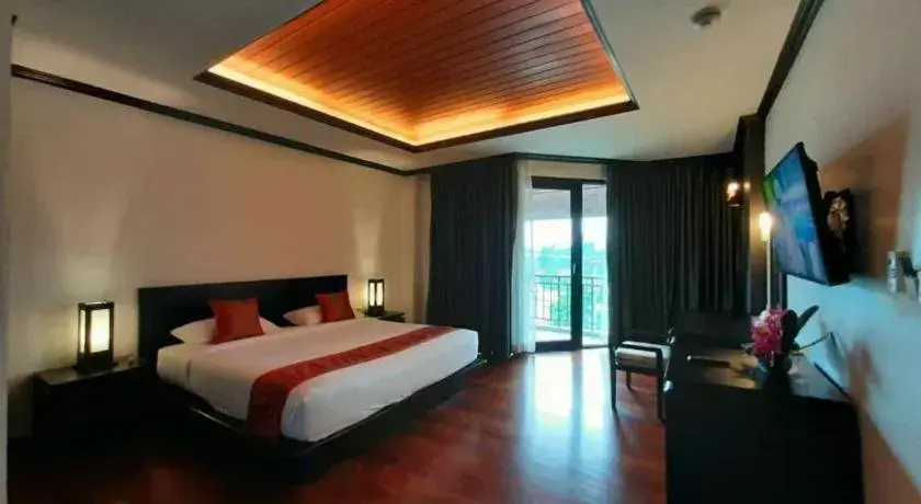 Bed in khaoyai lumtakong hotel Bed in khaoyai lumtakong hotel