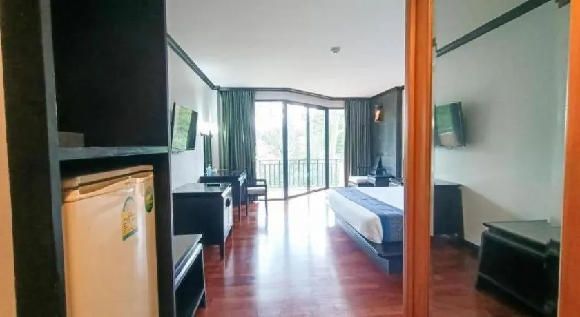 Bed in khaoyai lumtakong hotel