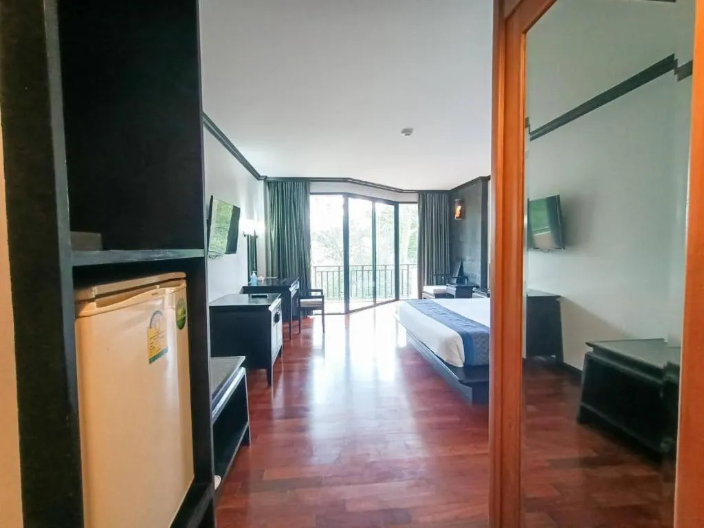 Bed in khaoyai lumtakong hotel