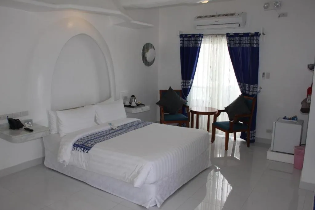 Bed in Vitalis Villas