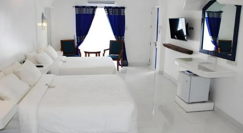 Bed in Vitalis Villas