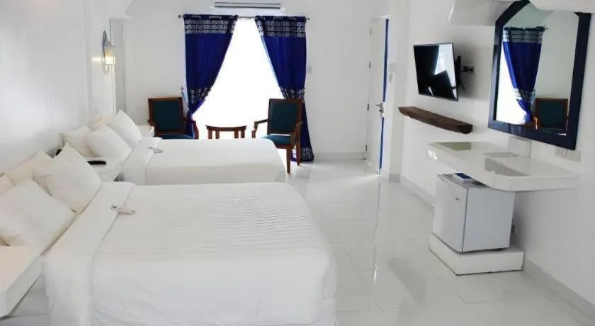 Bed in Vitalis Villas