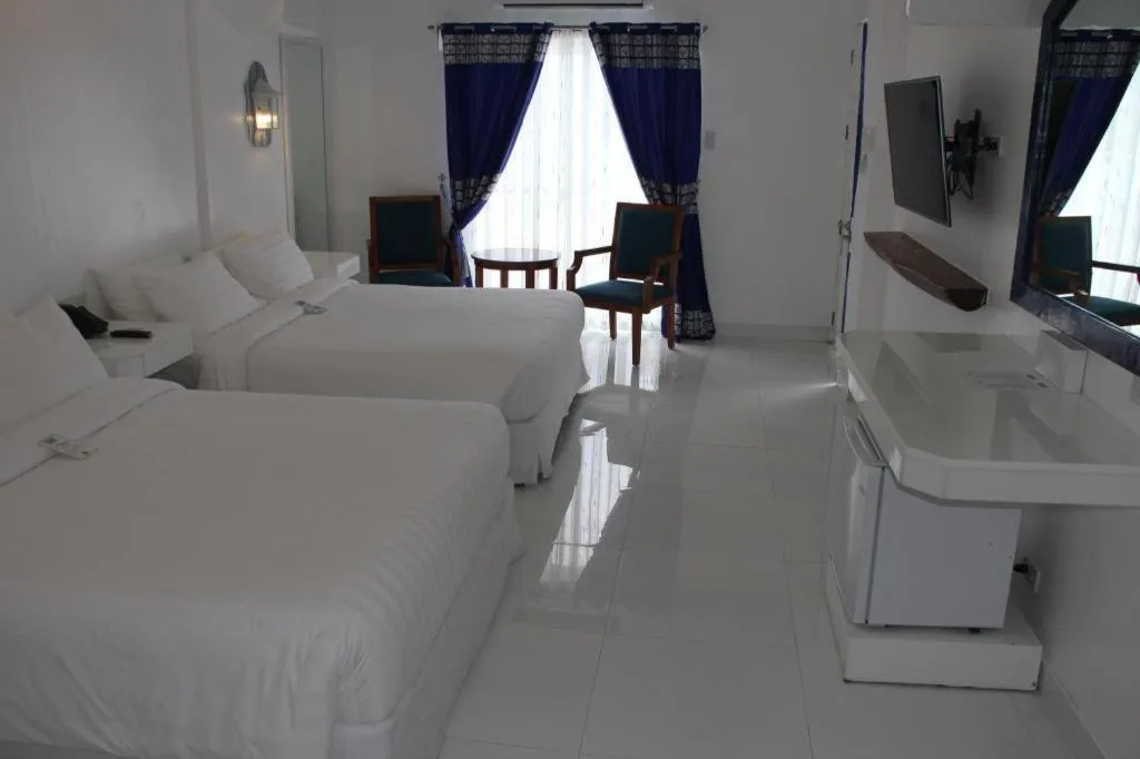 Bed in Vitalis Villas