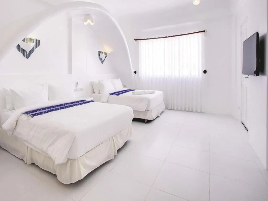 Bed in Vitalis Villas