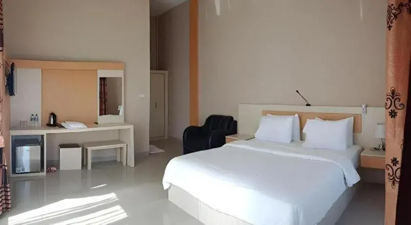 Bed in Samosir Cottages Resort Bed in Samosir Cottages Resort