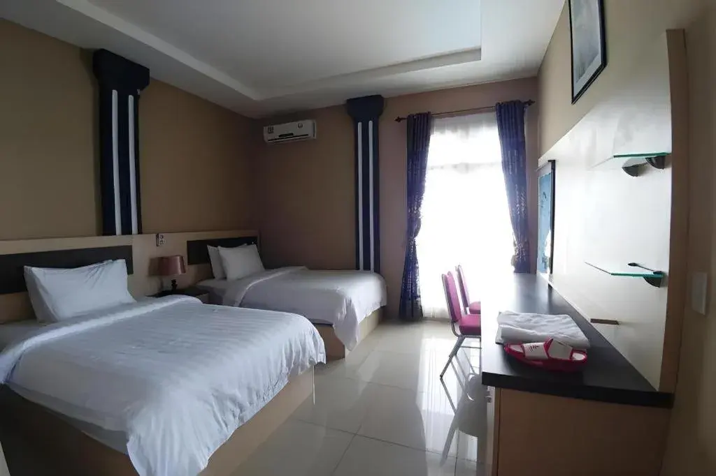 Bed in Samosir Cottages Resort Bed in Samosir Cottages Resort