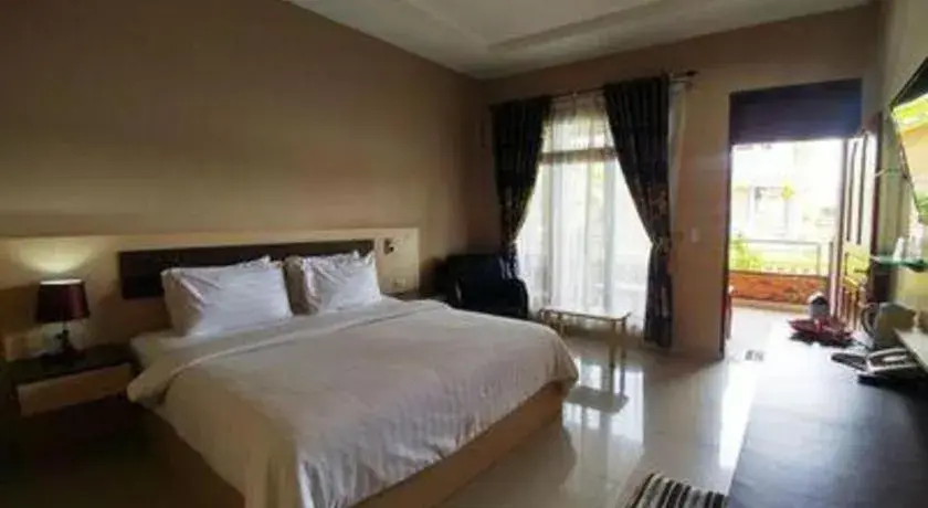 Bed in Samosir Cottages Resort Bed in Samosir Cottages Resort