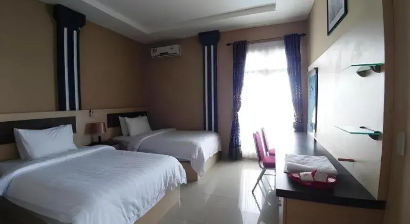 Bed in Samosir Cottages Resort Bed in Samosir Cottages Resort