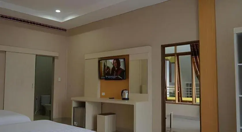 Bed in Samosir Cottages Resort Bed in Samosir Cottages Resort