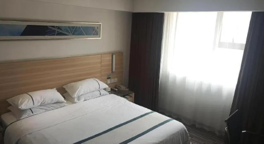 Bed in City Comfort Inn Zhaoqing Qixingyan Scenic Area Xinghu Archway