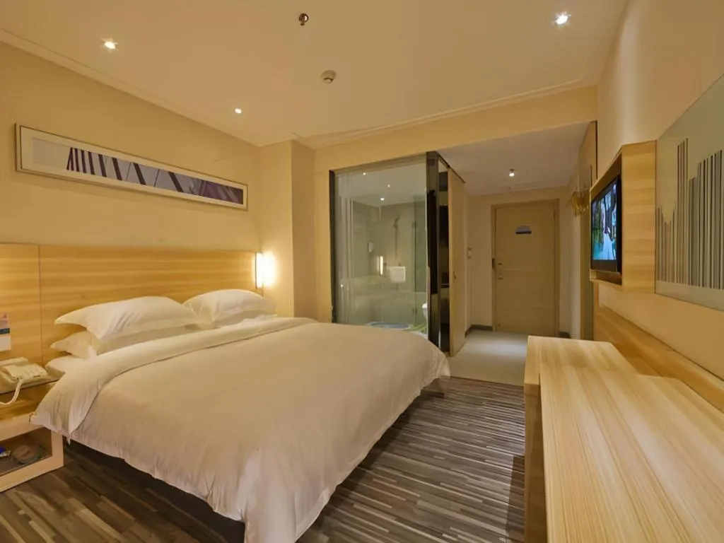 Bed in City Comfort Inn Zhaoqing Qixingyan Scenic Area Xinghu Archway
