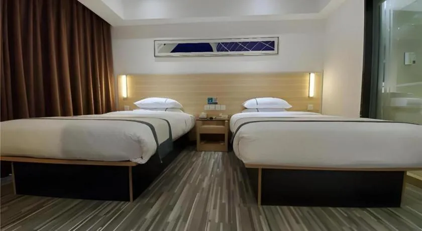 Bed in City Comfort Inn Zhaoqing Qixingyan Scenic Area Xinghu Archway