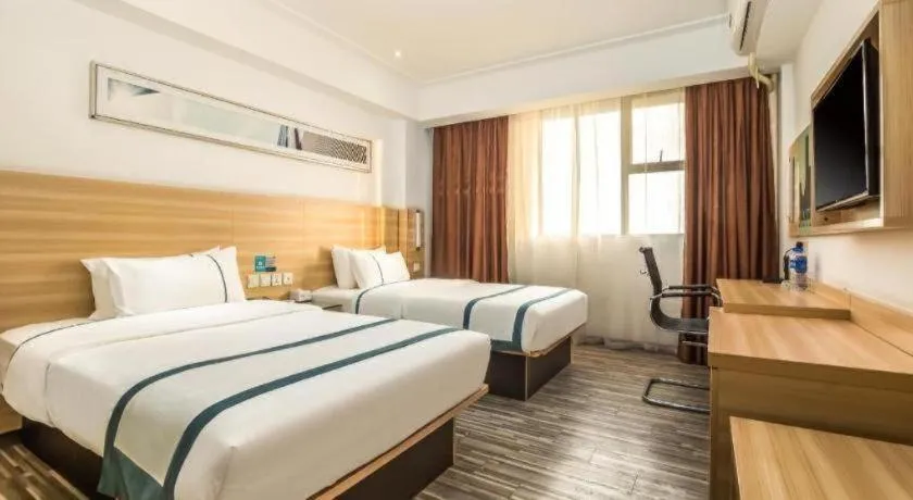 Bed in City Comfort Inn Zhaoqing Qixingyan Scenic Area Xinghu Archway