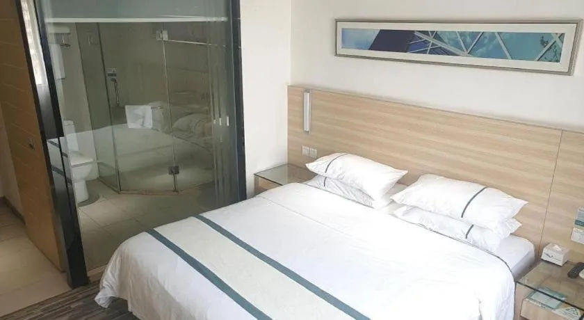 Bed in City Comfort Inn Zhaoqing Qixingyan Scenic Area Xinghu Archway