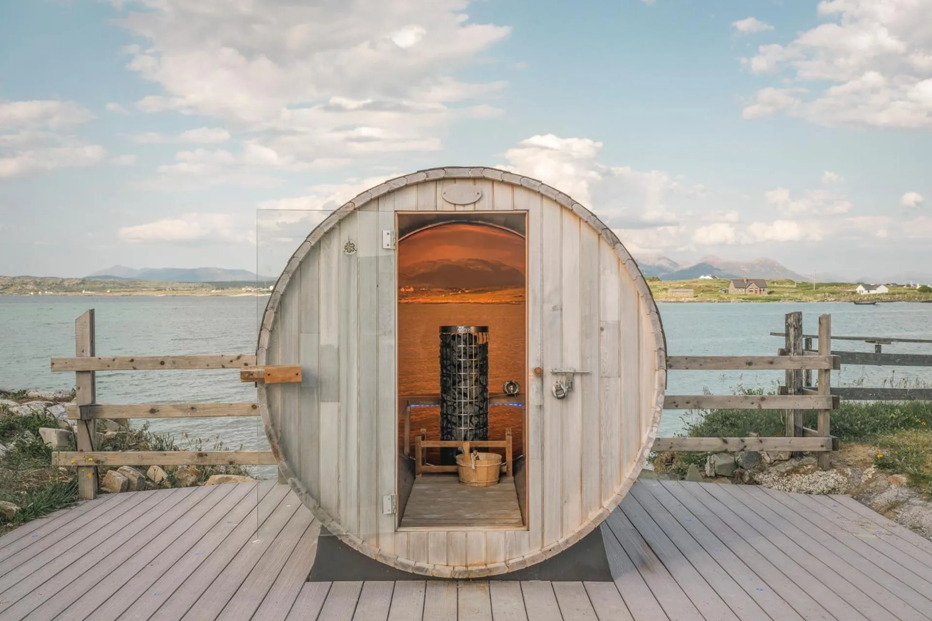 Sauna in Connemara Sands Hotel & Spa