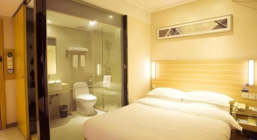 Bed in City Comfort Inn Huangshi City Huangshi Avenue