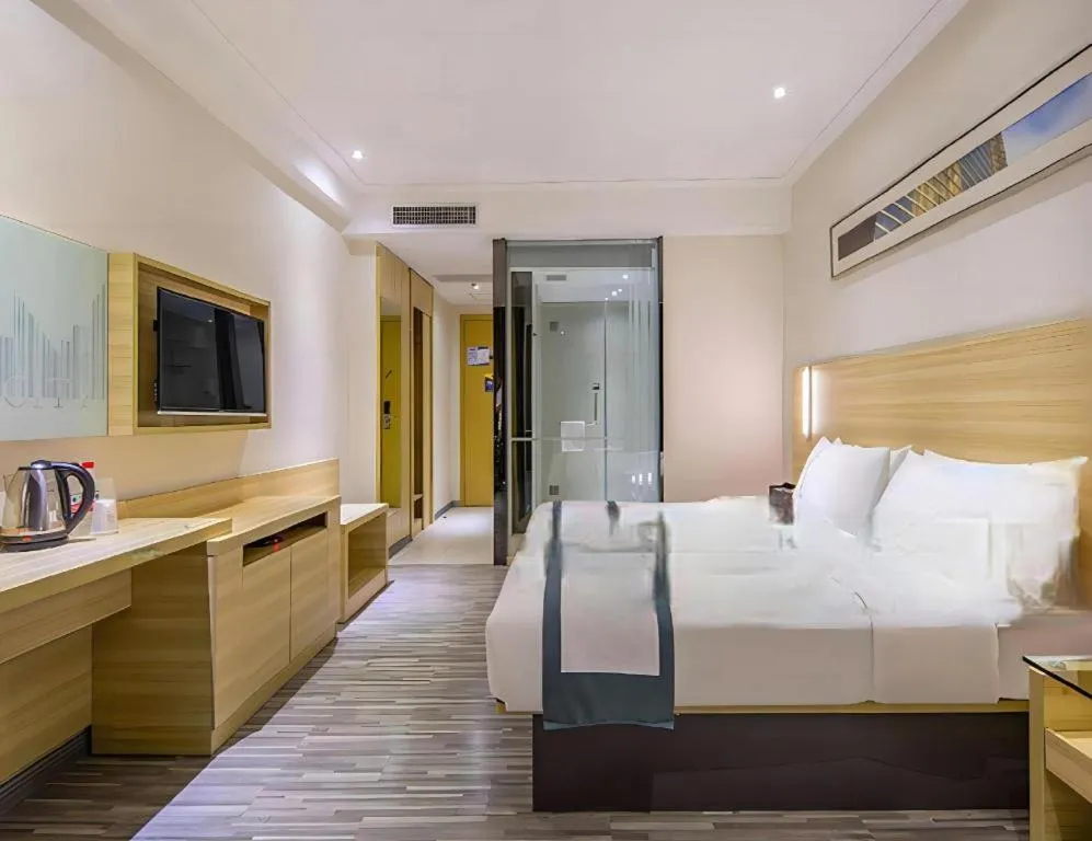 Bed in City Comfort Inn Huangshi City Huangshi Avenue