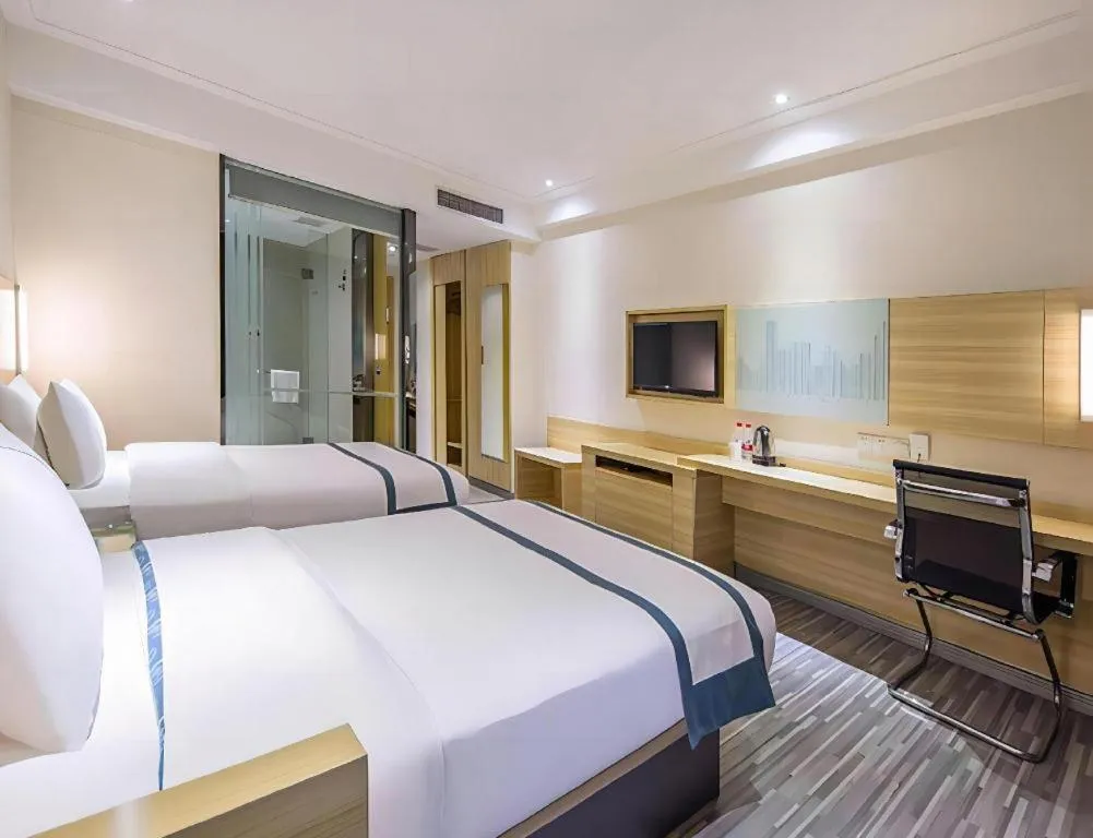 Bed in City Comfort Inn Huangshi City Huangshi Avenue