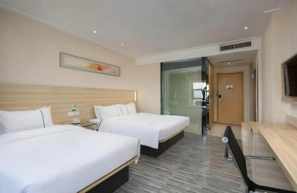 Bed in City Comfort Inn Huangshi City Huangshi Avenue