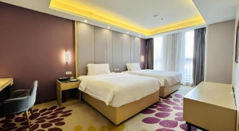 Bed in Lavande Hotels Tianjin Huaming Binhai International Airport