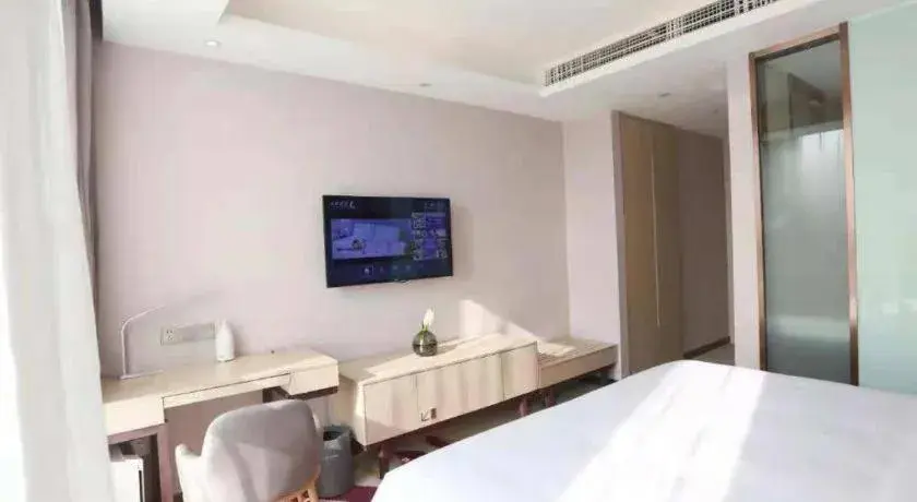 Bed in Lavande Hotels Tianjin Huaming Binhai International Airport Bed in Lavande Hotels Tianjin Huaming Binhai International Airport