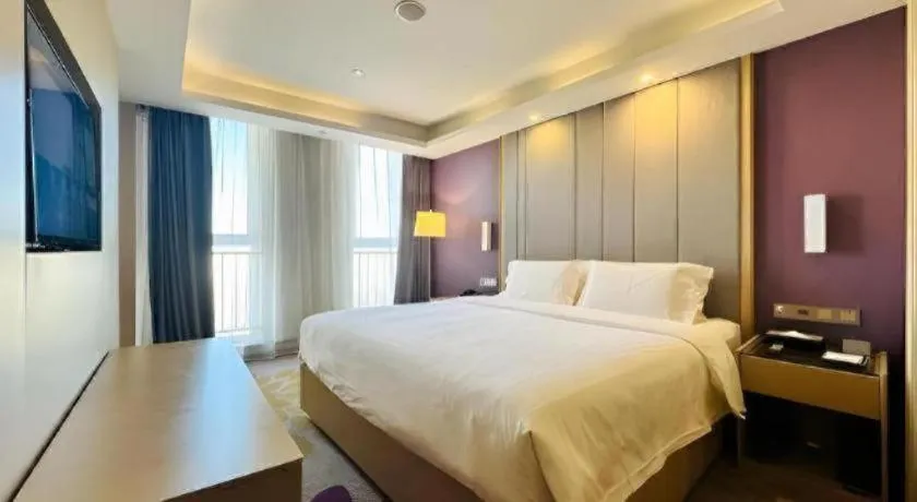Bed in Lavande Hotels Tianjin Huaming Binhai International Airport
