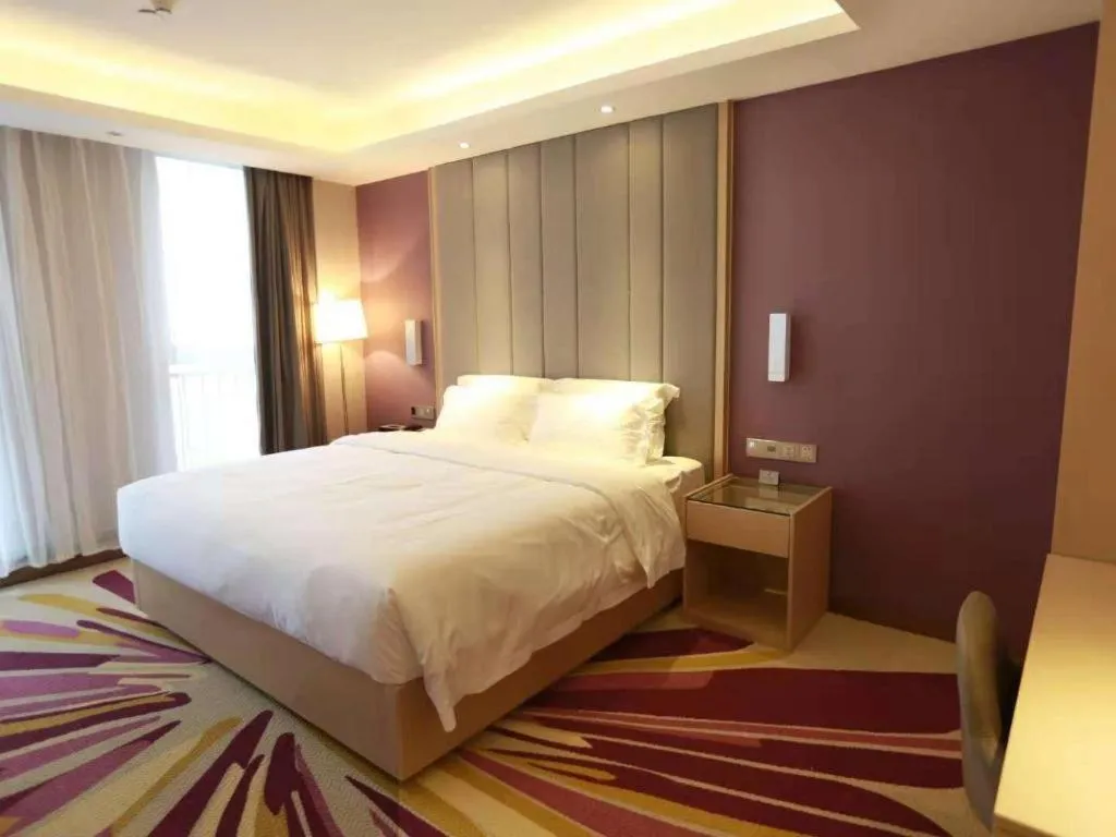 Bed in Lavande Hotels Tianjin Huaming Binhai International Airport