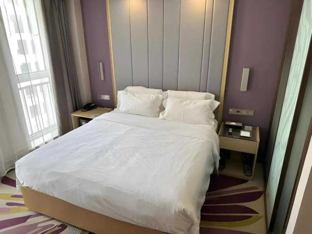 Bed in Lavande Hotels Tianjin Huaming Binhai International Airport