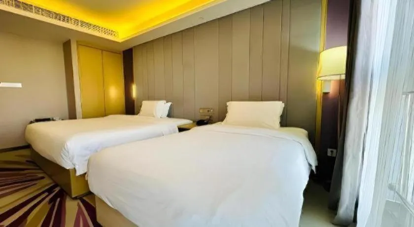 Bed in Lavande Hotels Tianjin Huaming Binhai International Airport