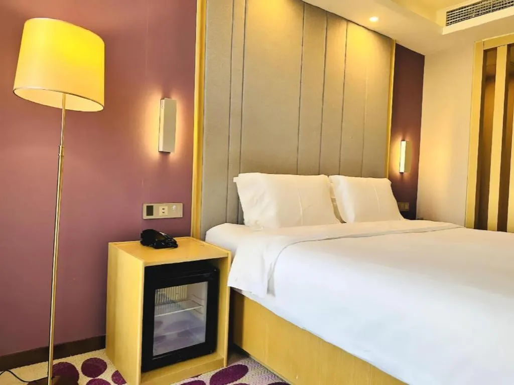 Bed in Lavande Hotels Tianjin Huaming Binhai International Airport