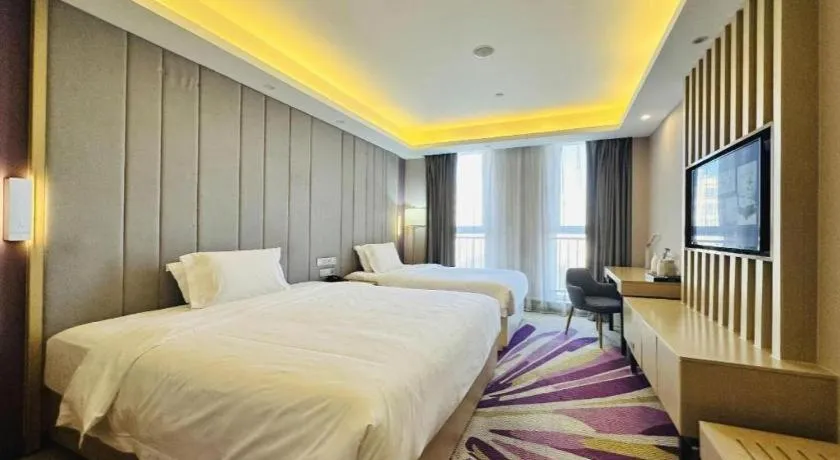 Bed in Lavande Hotels Tianjin Huaming Binhai International Airport