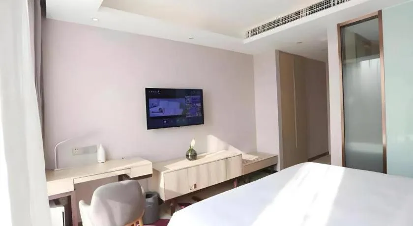 Bed in Lavande Hotels Tianjin Huaming Binhai International Airport