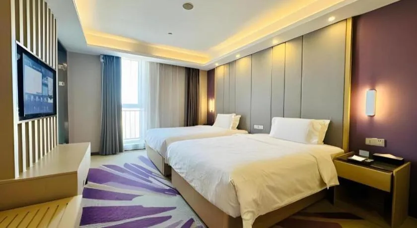 Bed in Lavande Hotels Tianjin Huaming Binhai International Airport