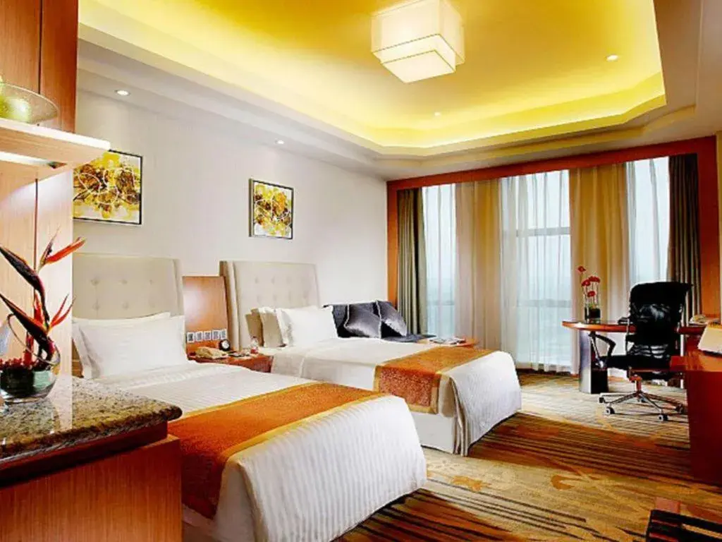 Bed in Dezhou Regal Kangbo Hotel Bed in Dezhou Regal Kangbo Hotel