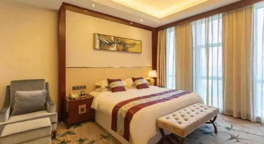 Bed in Dezhou Regal Kangbo Hotel Bed in Dezhou Regal Kangbo Hotel