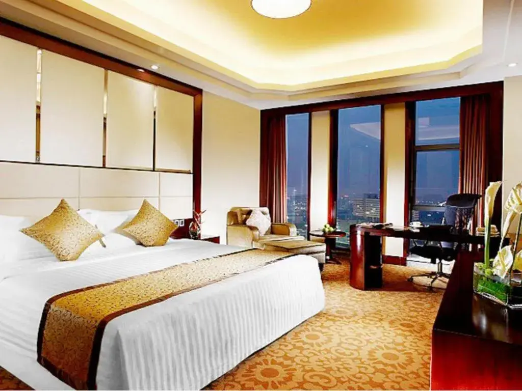 Bed in Dezhou Regal Kangbo Hotel Bed in Dezhou Regal Kangbo Hotel