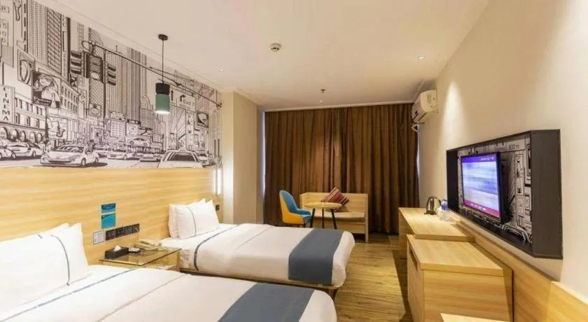 Bed in City Comfort Inn Xinyu Baoshi Park Xingang