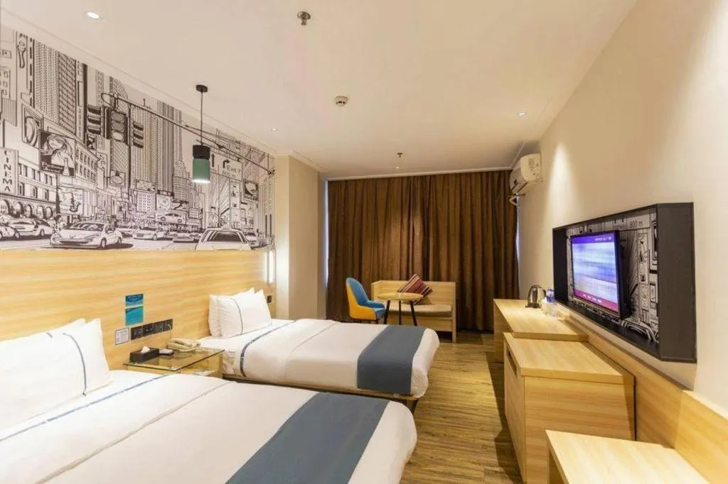 Bed in City Comfort Inn Xinyu Baoshi Park Xingang