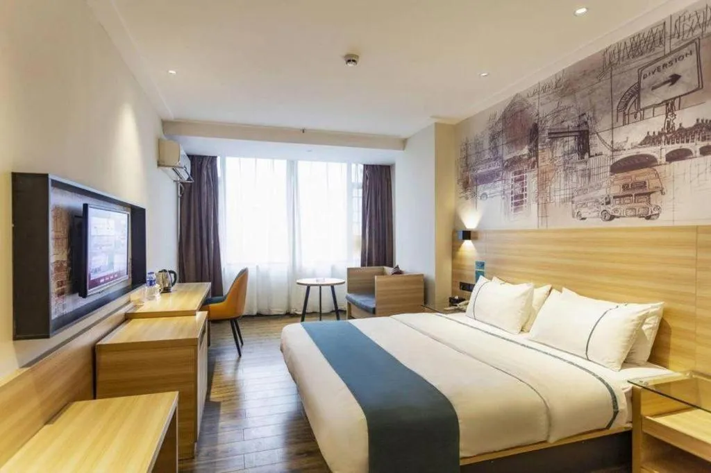 Bed in City Comfort Inn Xinyu Baoshi Park Xingang