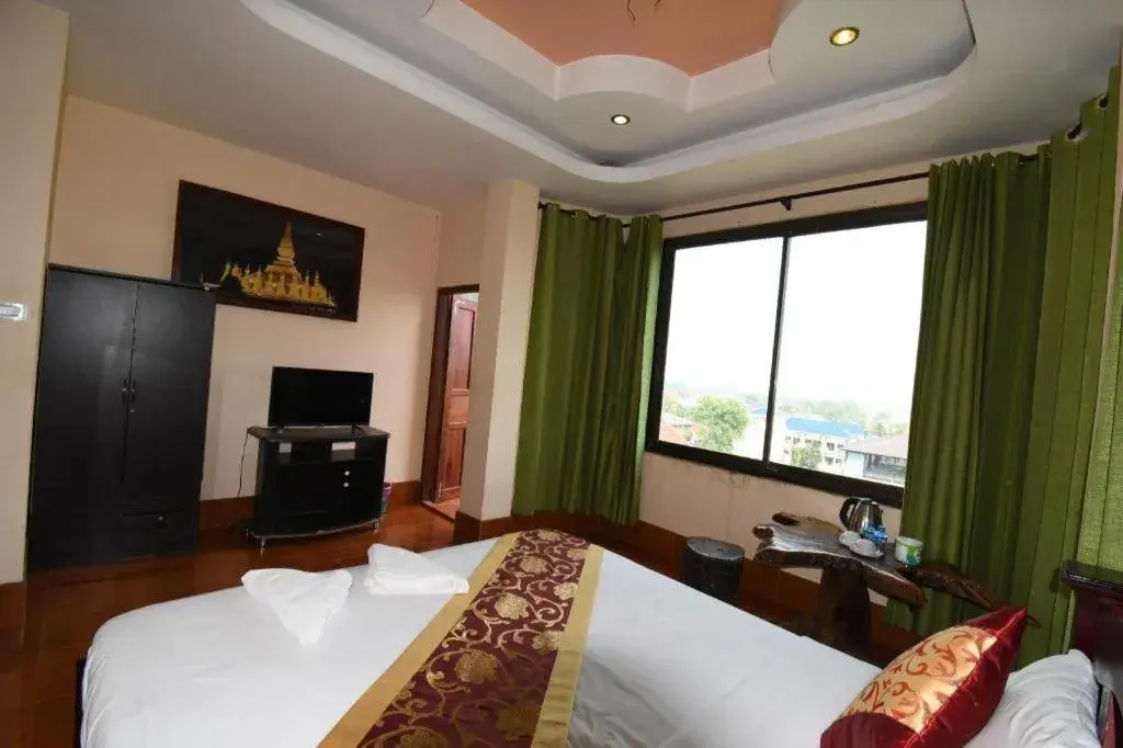 Bed in PXT Hotel Bed in PXT Hotel