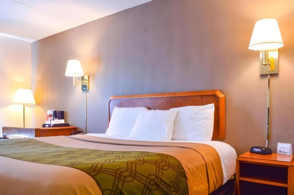 Bed in Econo Lodge Willowbrook