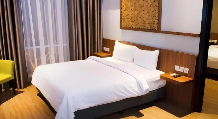 Bed in Ayola First Point Hotel Pekanbaru Bed in Ayola First Point Hotel Pekanbaru