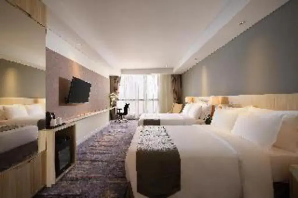 Bed in Hotel Grandhika Pemuda Bed in Hotel Grandhika Pemuda