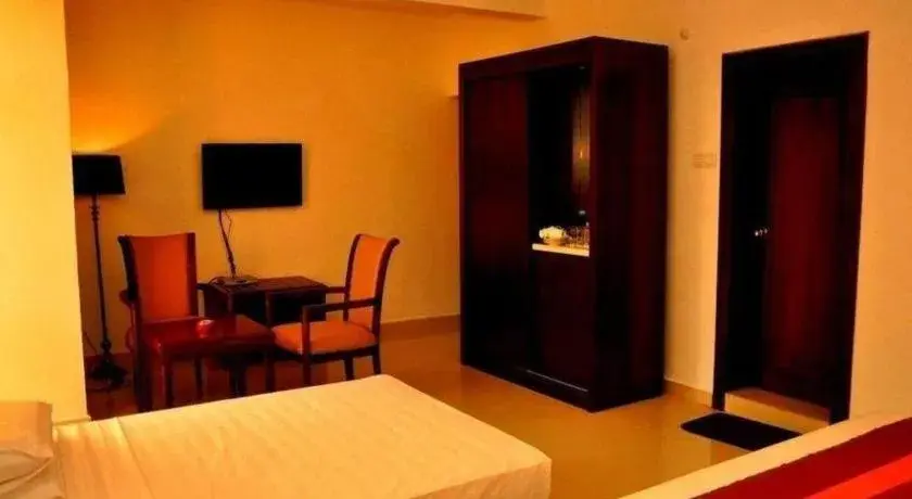 Bed in Sai Sea City Hotel Bed in Sai Sea City Hotel