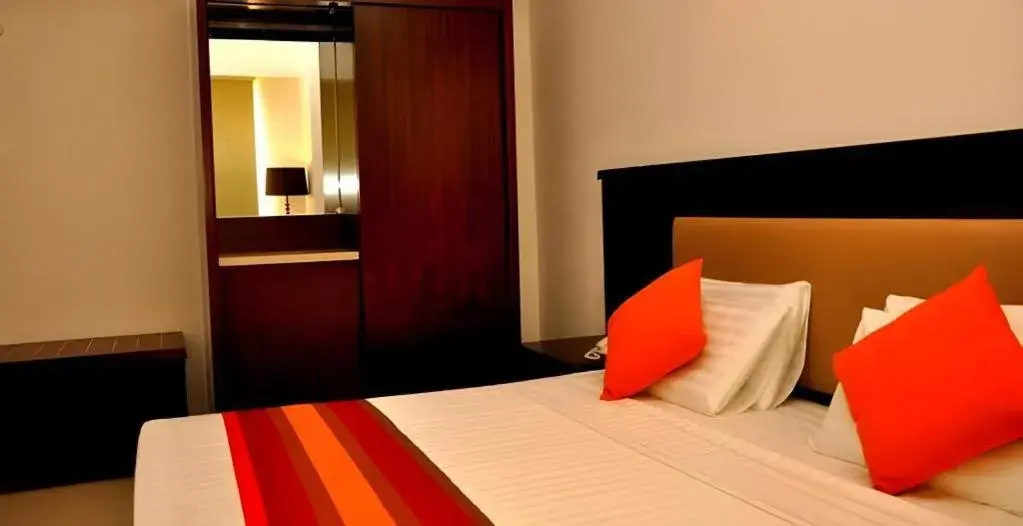 Bed in Sai Sea City Hotel Bed in Sai Sea City Hotel