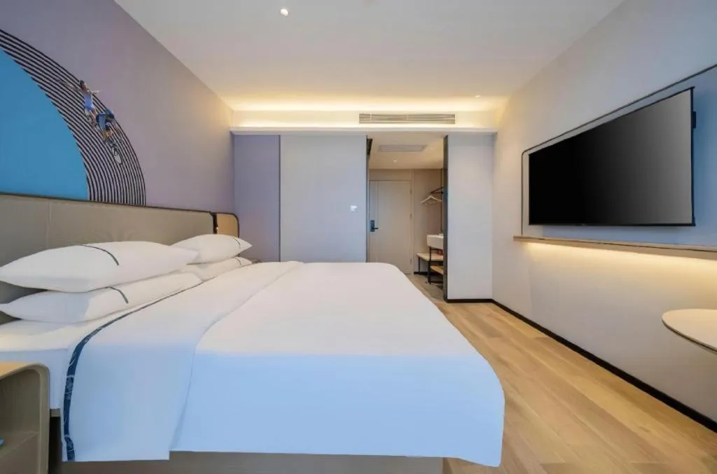 Bed in City Comfort Inn Nanning Normal University Mingxiu Metro Station