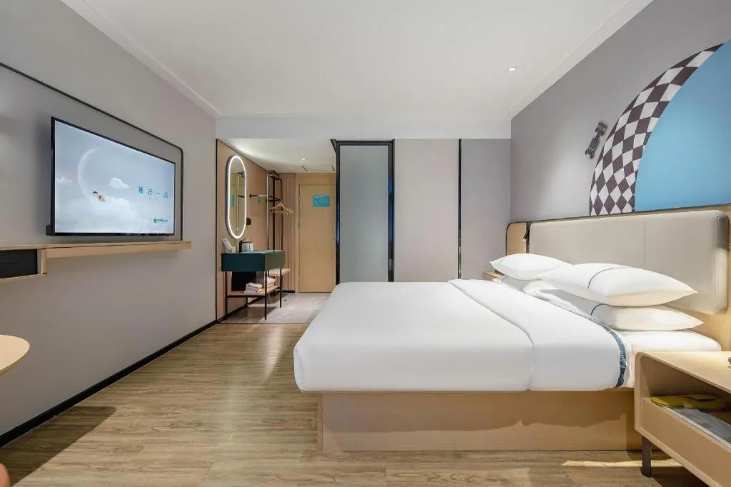 Bed in City Comfort Inn Nanning Normal University Mingxiu Metro Station